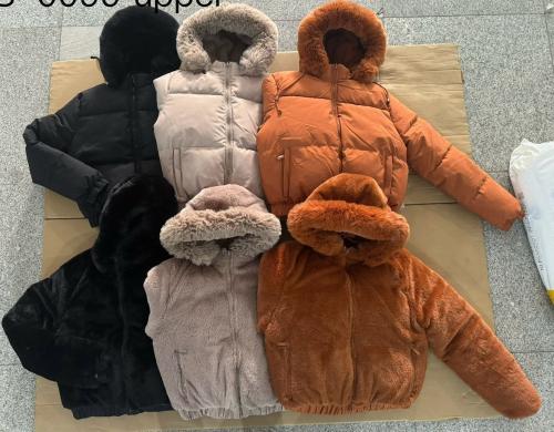 Reversible Puffer con Piel