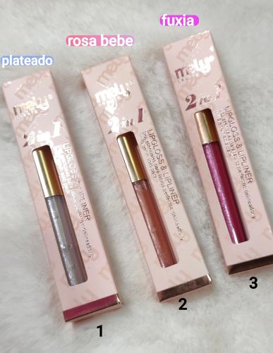 Brillo Labial + Delineador