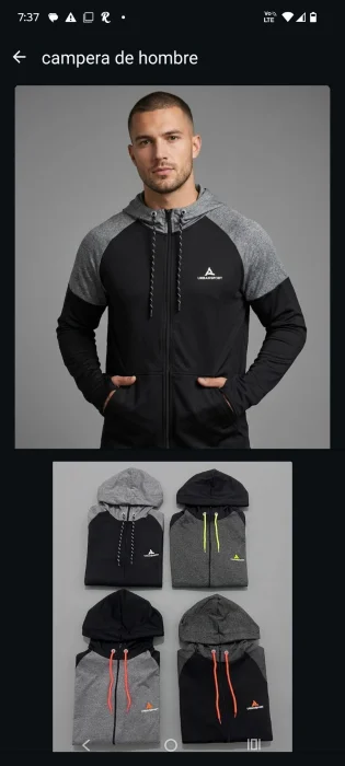 Campera Deportiva