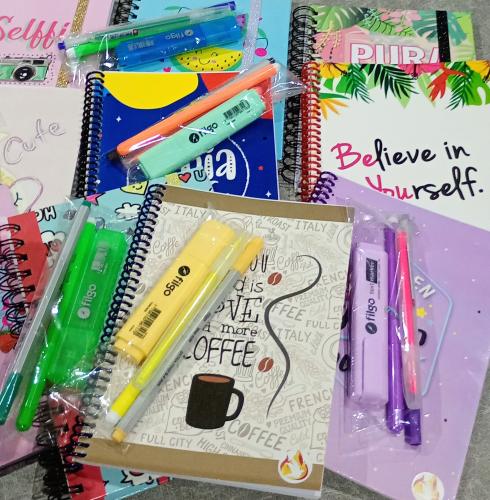 Combo Cuaderno Tapa Blanda Más Marcasores - Miniatura 2