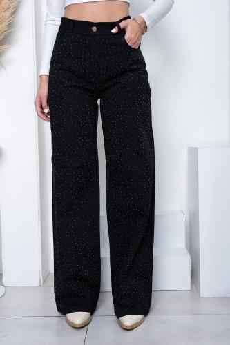 'art. 246-2' 36 al 46 Wide Leg Negro + Destellos - Miniatura 2