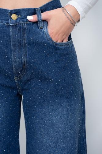 'art. 247-2' 34 al 42 Wide Leg Azul + Destellos