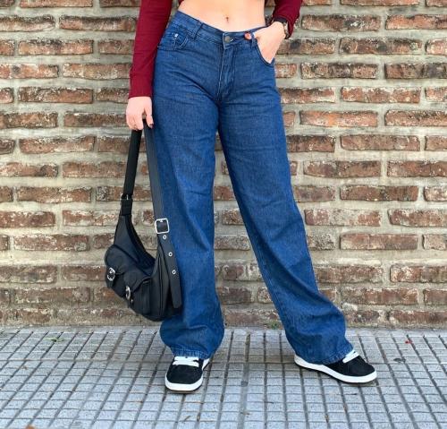 Wide Leg Memphis (tiro Medio)