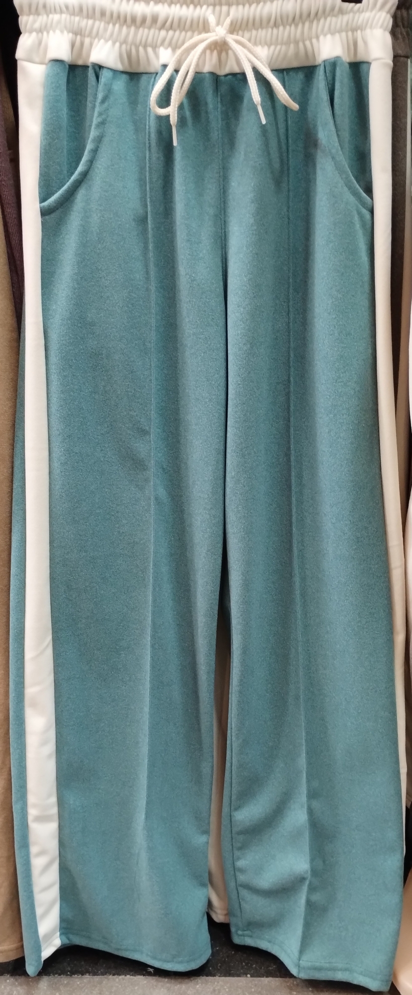 Pantalón Palazo Darlon Melange Bicolor - Imagen 2