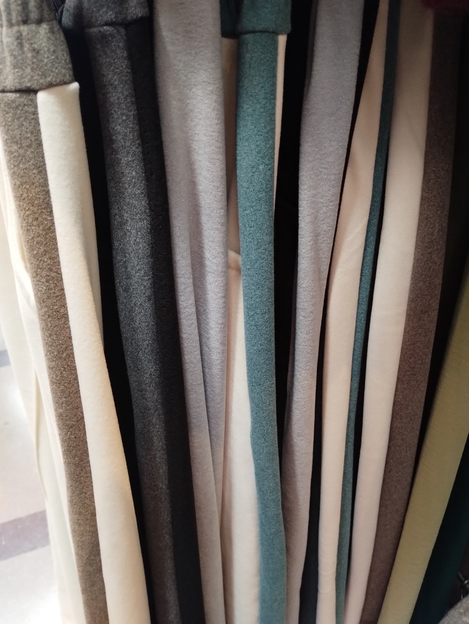 Pantalón Palazo Darlon Melange Bicolor - Imagen 3