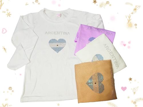 Camisetas con Strass Brillo Argentina