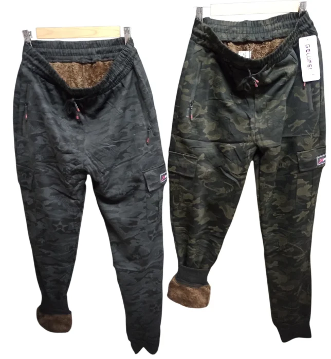 Jogger Cargo con Piel Importado X Unidad