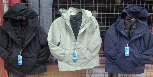 Campera Importada 2 en Uno Impermeable y Puffer
