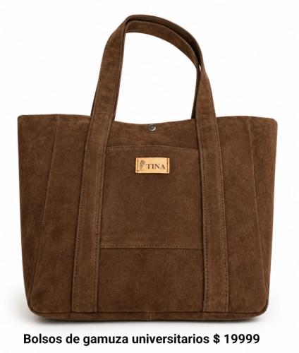 Bolso de Gamuza Universitario