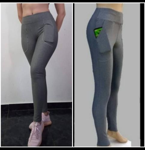 Calza    con    Bolsillos    Lycra