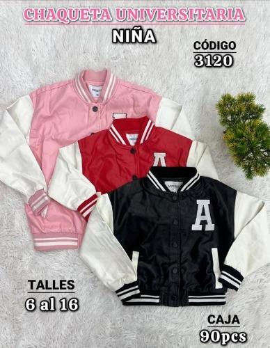 Campera Universitaria Niña