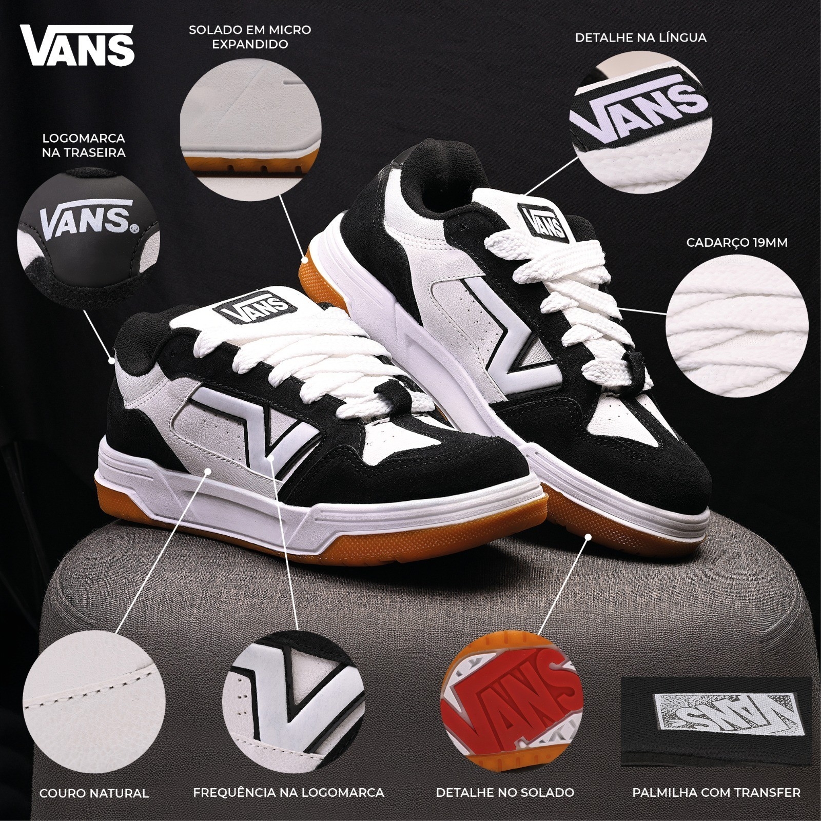 Zapatillas Van Upland  Importadas - Imagen 3