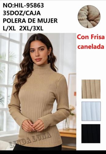Camiseta Térmica Dama Morley 1/2 Polera