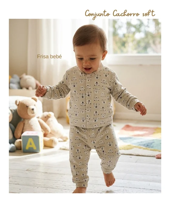 Conjunto "cachorro Soft" (frisado)