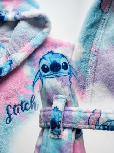 Bata Flannel Infantil Stitch  con Capucha Piñata - Licencia Oficial - Miniatura 4