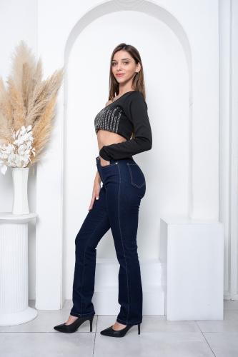 Jeans Recto  Tiro Alto