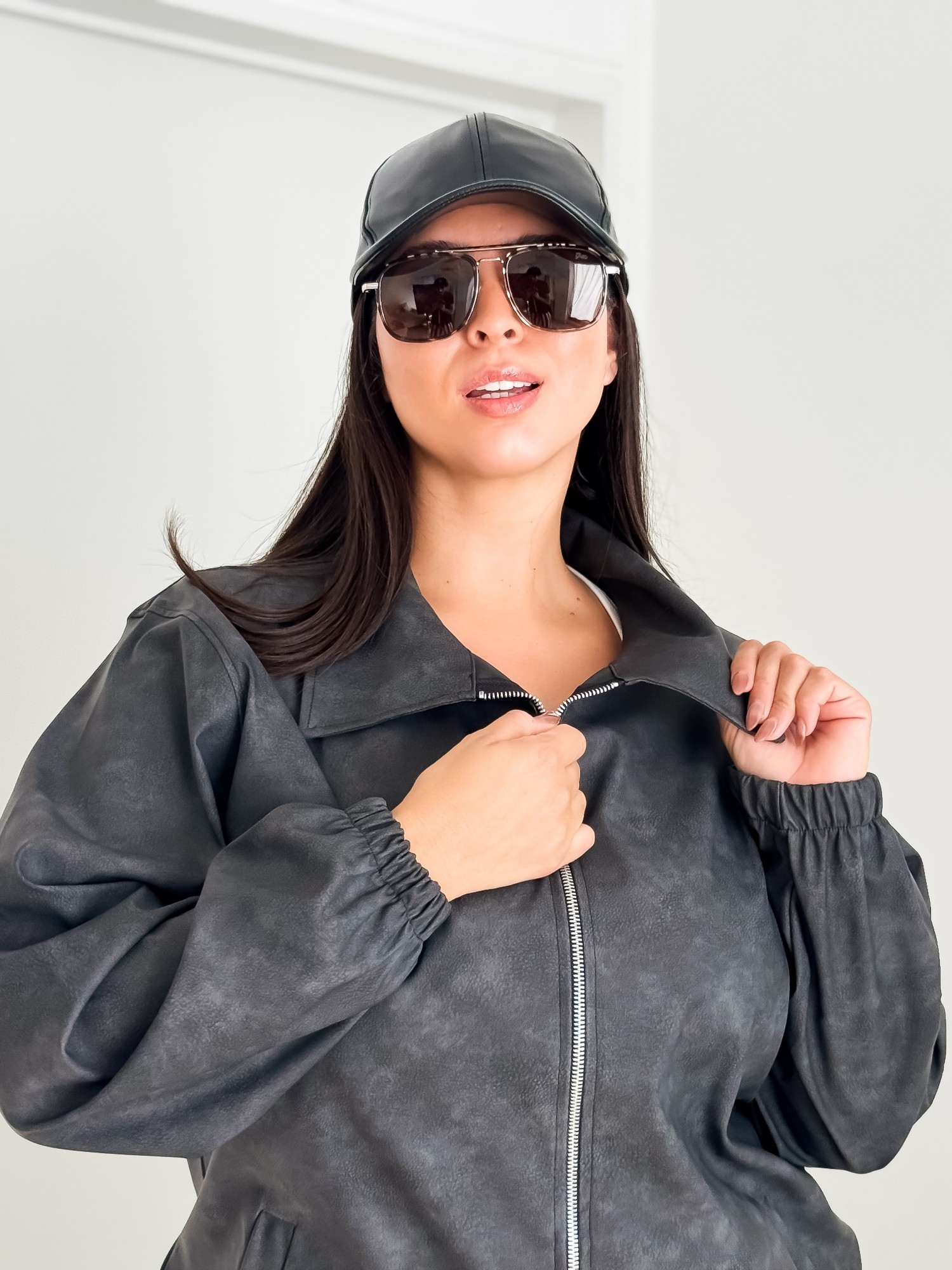 Campera Basica Bomber Oversize - Imagen 3