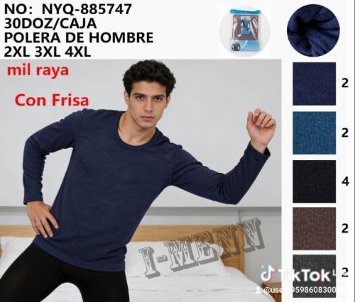 Camiseta Térmica Hombre.mil Raya Hermosa Calidad