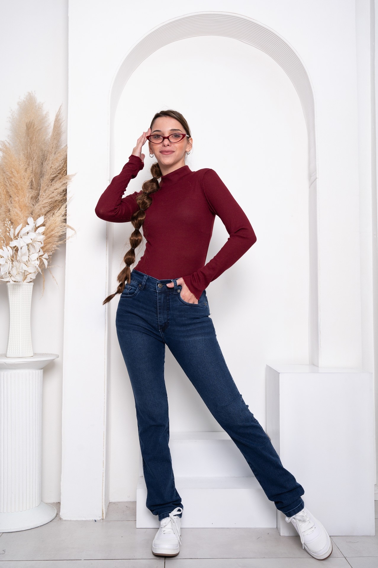 Jeans Tiro Medio - Imagen 4