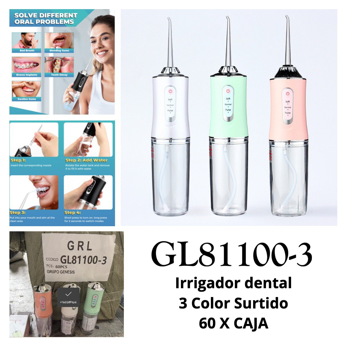 Irrigador Dental Recargable - Imagen 3