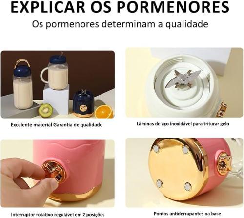 Exprimidor. Mini Licuadora Portátil - Miniatura 4