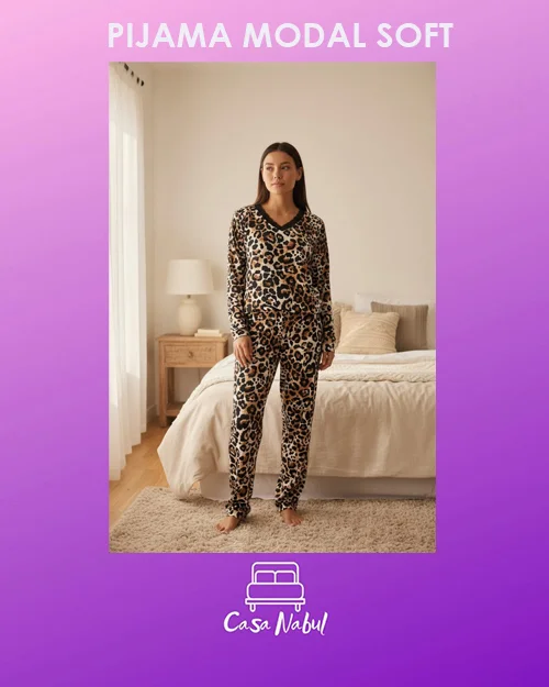 Pijama Dama Modal Soft Estampado