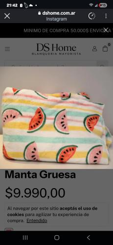 Manta Gruesa Sandua de 2 1/2