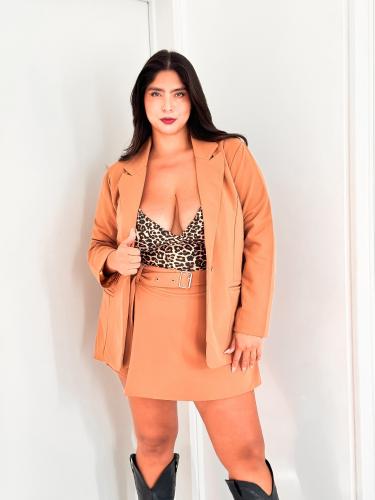 Blazer Curvy Forrado
