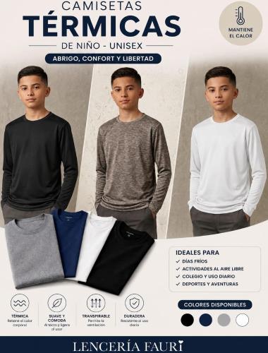 Camisetas Térmicas de Niños