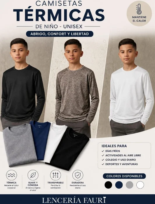 Camisetas Térmicas de Niños