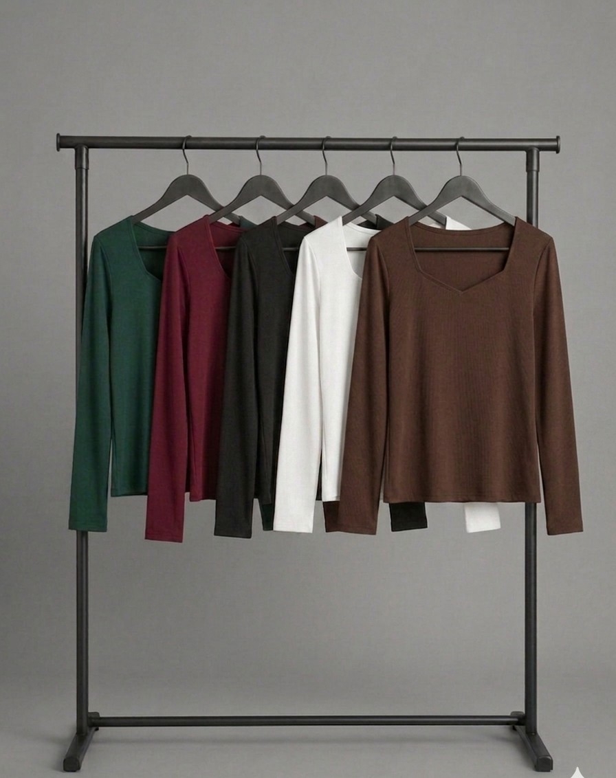 Remera Modal Escote Rombo - Imagen 2