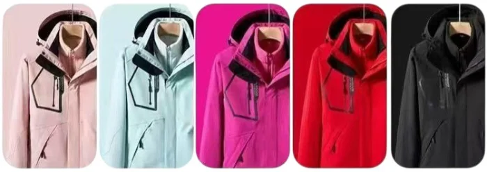 Importado Campera 2 en Uno. Impermeable y Polar