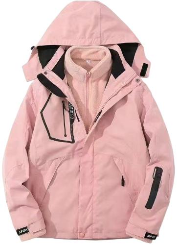 Importado Campera 2 en Uno. Impermeable y Polar - Miniatura 2
