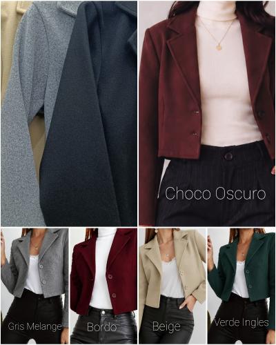 Blazer Corto Paño