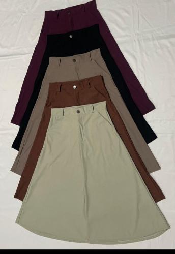 Pollera Eliza  Corderoy  con Pasa Cintos por Pedido