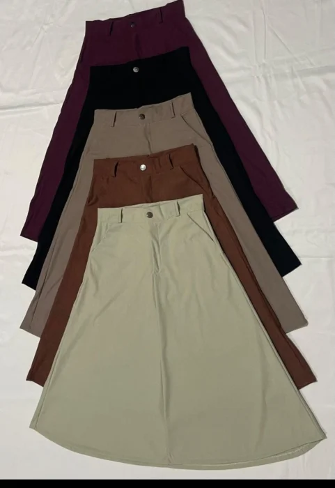 Pollera Eliza  Corderoy  con Pasa Cintos por Pedido