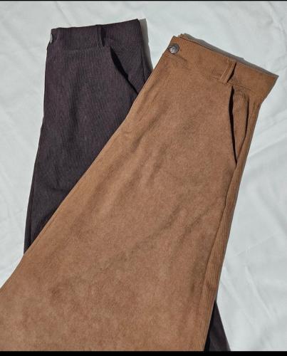 Pollera Eliza  Corderoy  con Pasa Cintos por Pedido - Miniatura 2