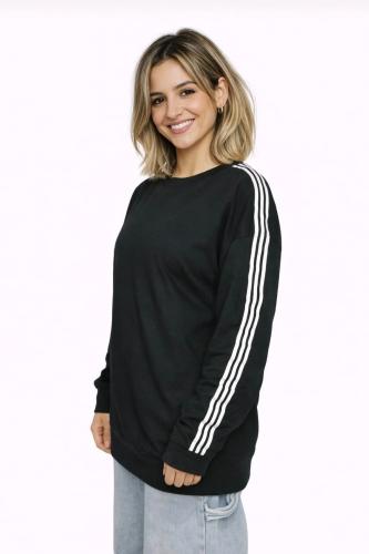Maxi Buzo Darlon Oversize Darlon Mangas Rayas Lineas - Miniatura 3