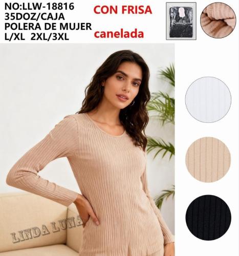 Camiseta Térmica para Dama Morley Cuello Redondo para Dama Linda Luna