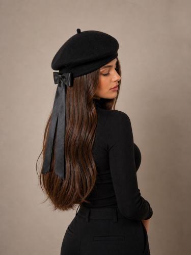 Boina Gorro Moño Coquette Lazo Importada Asthetic Pinterest Viral - Miniatura 2
