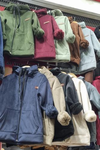 Camperas Cuello Alto de Corderoy con Piel  del 4 al 16