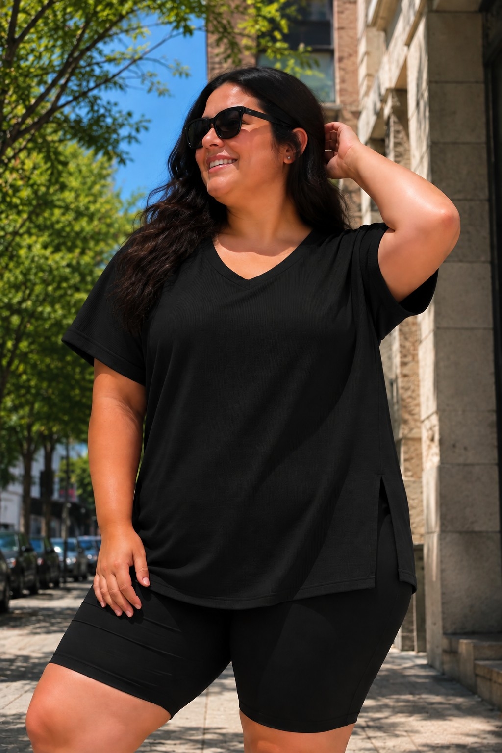 Remera Cuello V (morley Viscosa) - Imagen 2