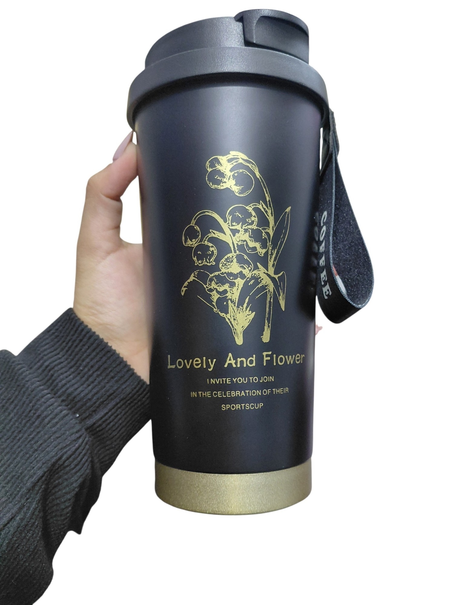 Vaso Termico Floral Doble Pico 650ml - Imagen 3