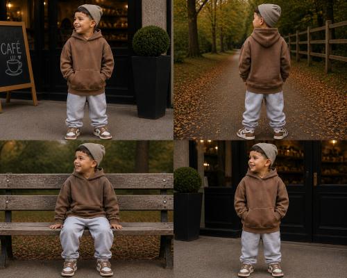 Buzo Niño Oversize Pre Lavado