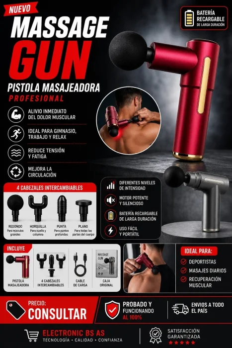 Masajeador Muscular Inalámbrico