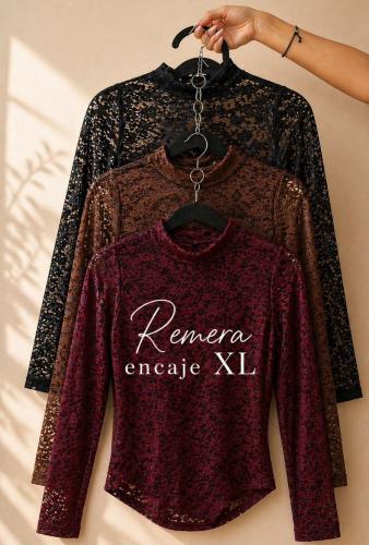 Remera Xl Encaje - Miniatura 3
