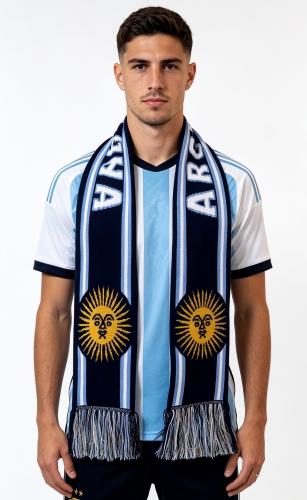 Bufanda 2metros Tejido Argentina Mundial