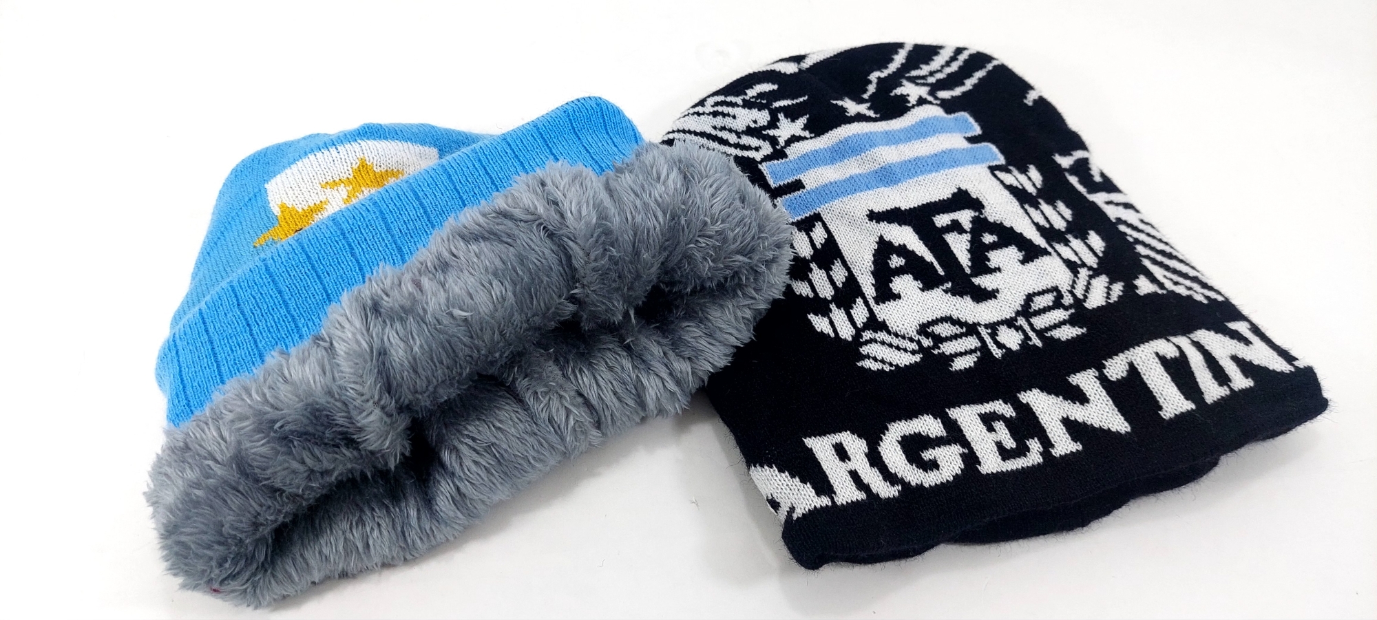 Gorra Tejido Argentina con Piel Interna - Imagen 2