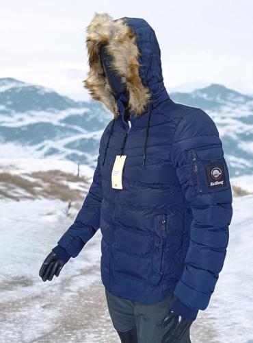 Campera con Piel Importado de Hombre - Miniatura 3