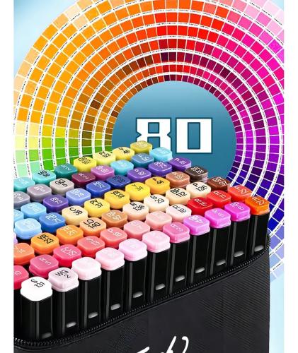Fibrones Doble Punta 80 Piezas - Miniatura 2